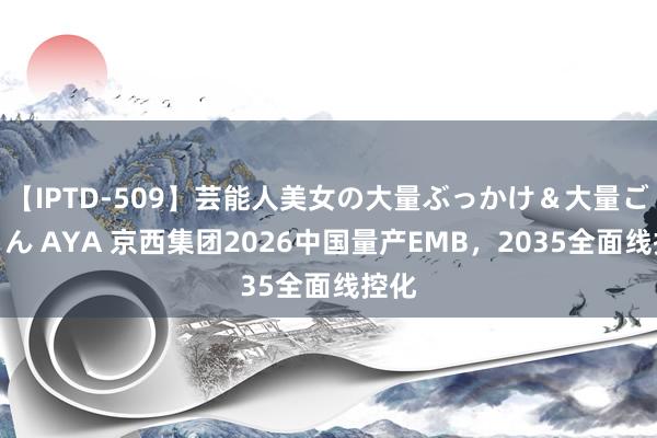 【IPTD-509】芸能人美女の大量ぶっかけ＆大量ごっくん AYA 京西集团2026中国量产EMB，2035全面线控化